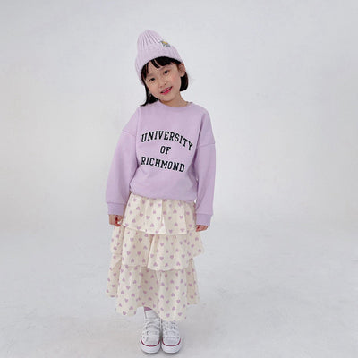 Sudadera Infantil Cuello Redondo con Alfabeto Brillante - Image 16