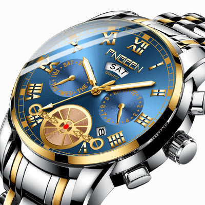 Reloj Multifunción Tourbillon Acero Inoxidable con Banda de Acero - Image 18