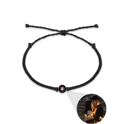 Pulsera de Proyección de Foto Personalizada Tejida a Mano - Joya de Pareja para Hombre y Mujer - Image 61