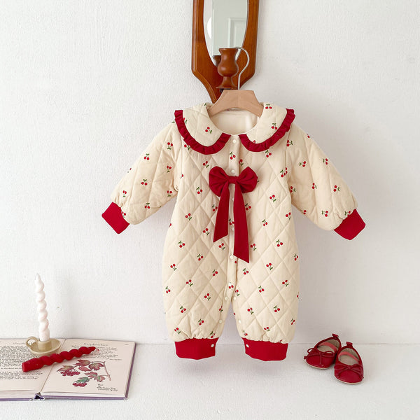 Mameluco Acolchado para Bebé - Forro Polar Invierno