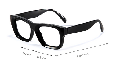 Gafas Retro Marco Grueso Tamaño Grande - Image 7