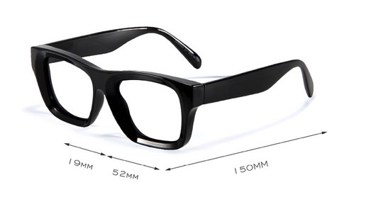 Gafas Retro Marco Grueso Tamaño Grande - Image 7