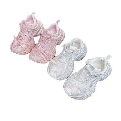 Tenis Dad Shoes Transpirables con Efecto Hielo Cristalino - Image 5