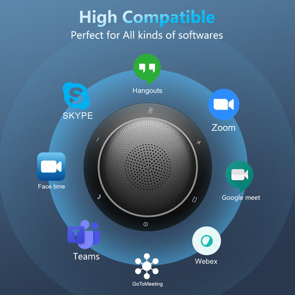 Parlante Bluetooth con Cancelación de Ruido y Doble Conexión USB