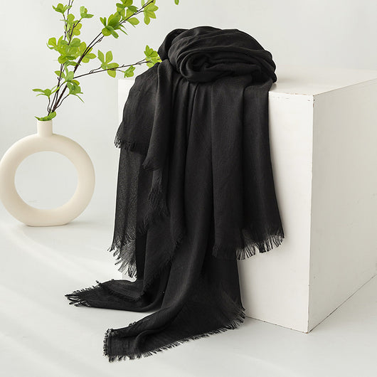 Pañuelo de Algodón y Lino Verano - Protección Solar Elegante - Image 41