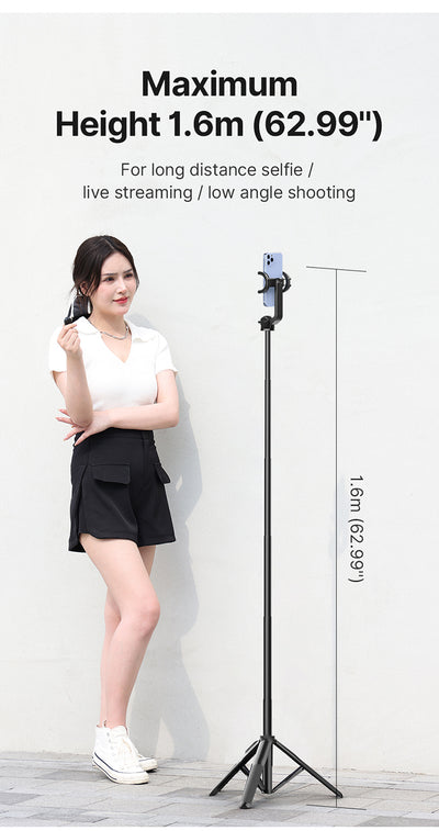 Palo Selfie SK 03 con Trípode 1.5m y Control Bluetooth Inalámbrico - Image 8
