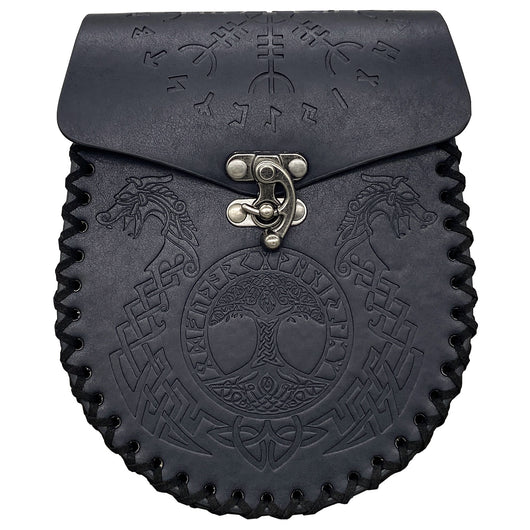 Bolsa Medieval Estilo Vikingo para Cintura - Monedero Vintage Artesanal - Image 4