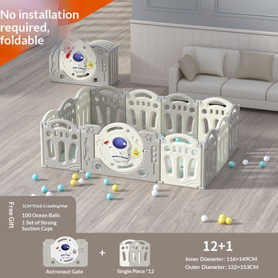 Tapete de Gateo y Corral de Juego para Niños - Image 5