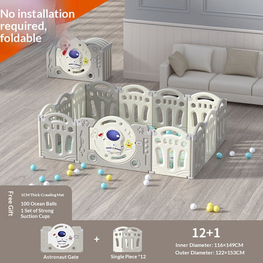 Tapete de Gateo y Corral de Juego para Niños - Image 5