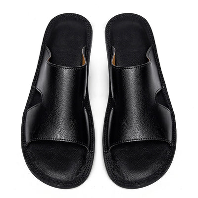 Pantuflas de Cuero para Hombre con Suela Antideslizante y Desodorante - Image 2