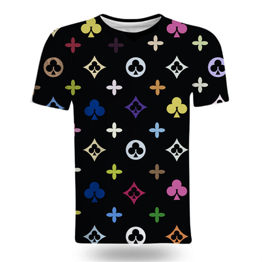 Camiseta Casual de Hombre con Impresión 3D Efecto Verano - Image 2