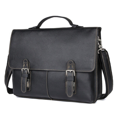 Maletín Ejecutivo de Cuero Retro para Hombre - Image 9