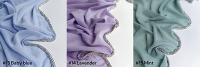 Pañuelo Diamante Ligero en Gasa - Colores Sólidos con Cobertura Total - Image 19