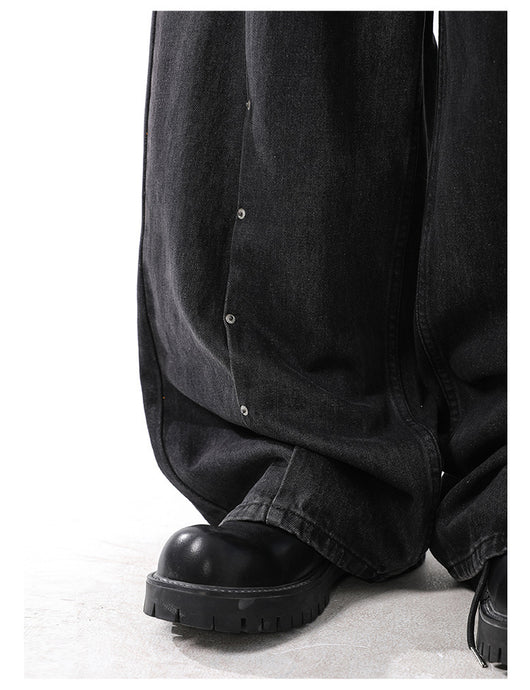 Pantalones Vaqueros Rectos Vintage Estilo Americano con Acabado Desgastado - Image 16