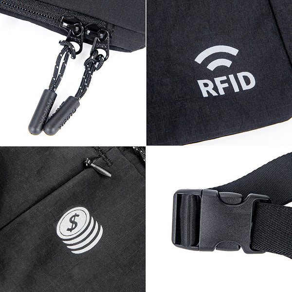 Riñonera Deportiva Impermeable con Bloqueo Antirrobo