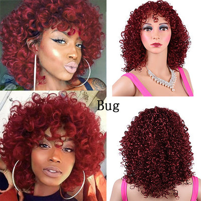 Peluca Rizada Afro Sintética Premium para Mujeres Negras - Image 13
