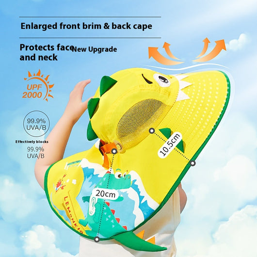 Sombrero de Protección Solar para Niños - Diseño Pescador - Image 3