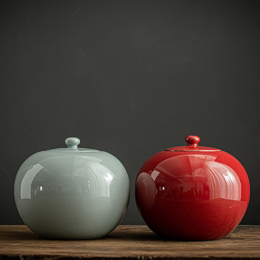 Frasco Sellado de Porcelana Ge Kiln para Almacenamiento de Té Tibetano - Image 4