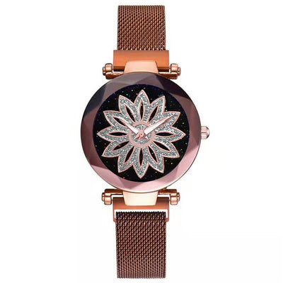 Reloj de cuarzo con esfera de cielo estrellado para mujer - Image 13