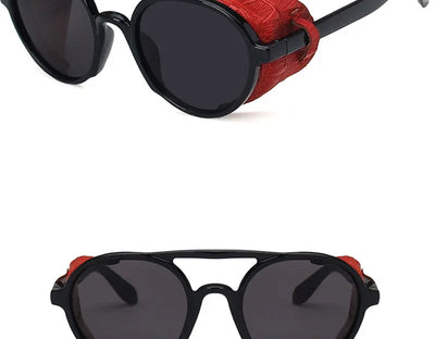 Gafas de Sol Steampunk Marco Grande Antivienta - Image 13