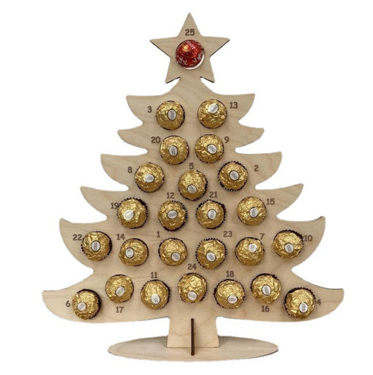 Calendario de Adviento Navideño de Madera - Image 2