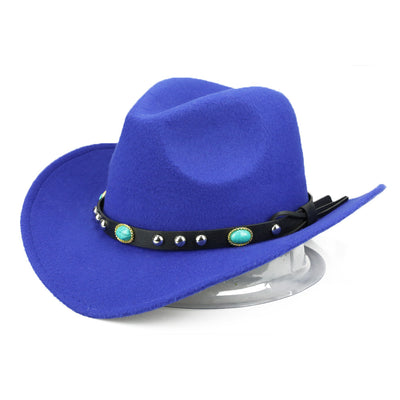Sombrero Jazz Unisex Otoño Invierno con Ribete Remachado - Image 8
