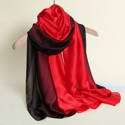 Pañuelo de Seda con Degradado de Colores para Mujer - Image 21