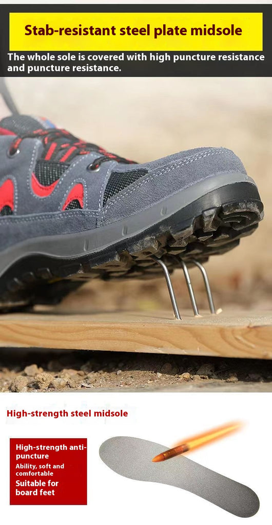 Zapatos de Seguridad para Hombre con Suela Reforzada Cuatro Estaciones - Image 6