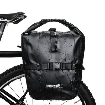 Juego de Alforjas Impermeables para Bicicleta - Canasta Delantera y Mochila Trasera - Image 21