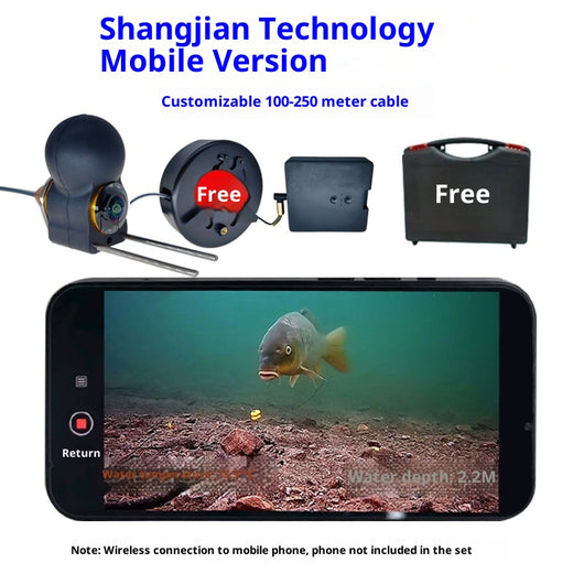 Cámara Submarina HD con Sonda de Pesca - Localizador de Peces Profesional - Image 18