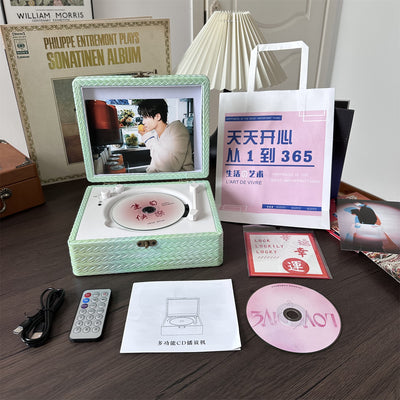 Reproductor CD Retro con Bluetooth y Parlante Integrado - Image 16