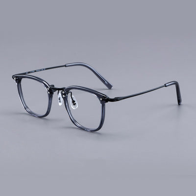 Armazón de Titanio Puro GMS806 - Gafas Retro Estilo Lámina para Miopía y Uso Empresarial - Image 3