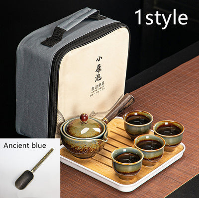 Juego de Té Xiaoyao con Tetera Giratoria 360° - Image 26