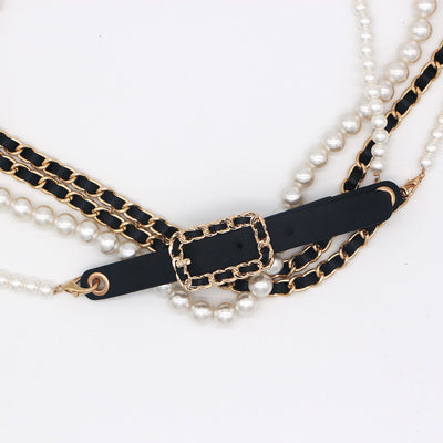 Cinturón de Cadena de Perlas para Mujer - Image 19