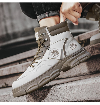 Botas Martin Altas Estilo Británico Casual para Hombre - Image 24