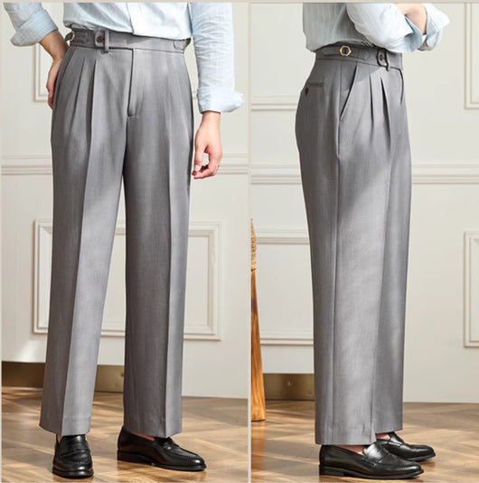 Pantalones Anchos de Talle Alto Sin Planchado - Cómodos y Transpirables - Image 11