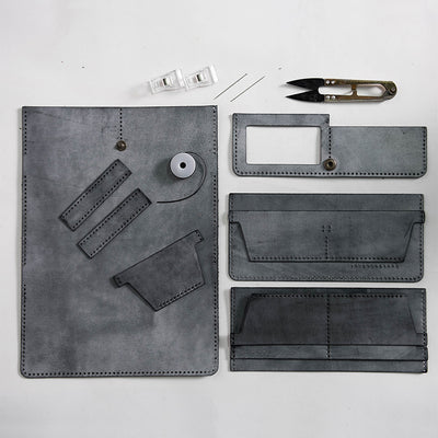 Material para Billetera Artesanal de Cuero con Acabado Mate Encerado - Image 6