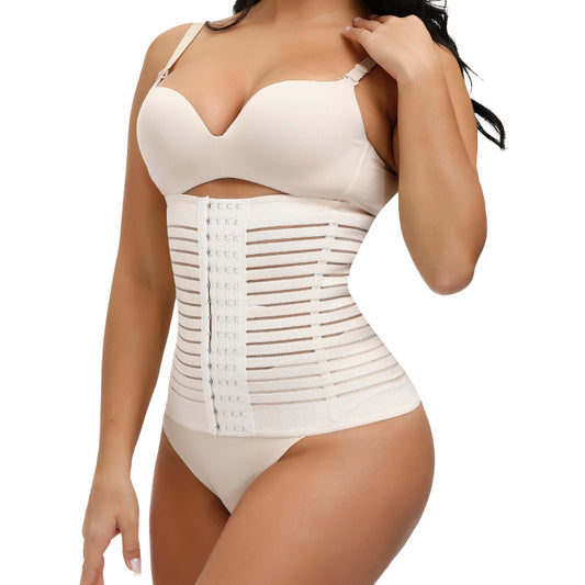 Corset Deportivo Mujer con Recortes y Cintura Elástica de Alto Soporte