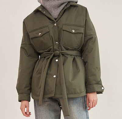 Chaqueta Camisera Entallada Estilo Europeo para Mujer
