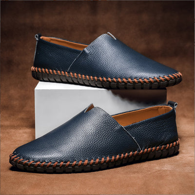 Mocasín de Cuero Gommino con Capas para Hombre - Image 7