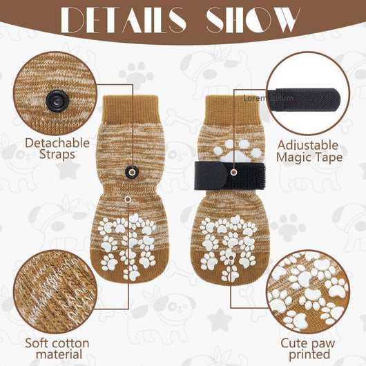 Calcetines Impermeables Cálidos para Perros Medianos - Antideslizantes y Protectores - Image 10