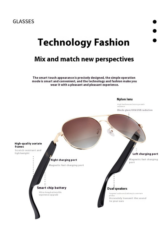 Gafas Inteligentes con IA, Traductor, Bluetooth y Protección UV - Image 14