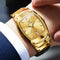 Reloj de Hombre en Acero Tungsteno con Cuarzo y Detalles en Oro