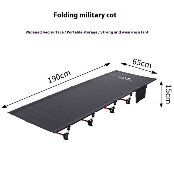 Cama Plegable de Aluminio Ultraligera para Camping y Descanso