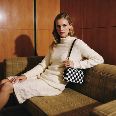 Bolso Bandolera Cuadrado de Tela Oxford - Gran Capacidad para Mujer