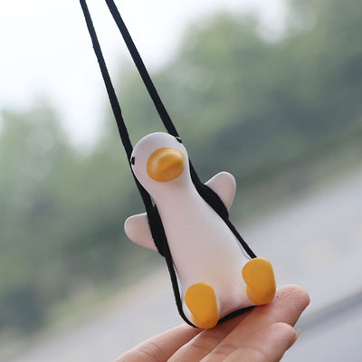 Adorno Colgante Pato Anime para Espejo Retrovisor - Ambientador y Decoración Auto - Image 5
