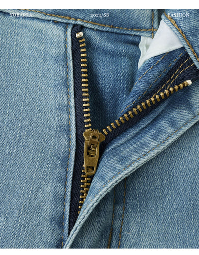 Jeans Skinny Talle Alto Stretch Talla Grande en Tonos Claros - Image 15