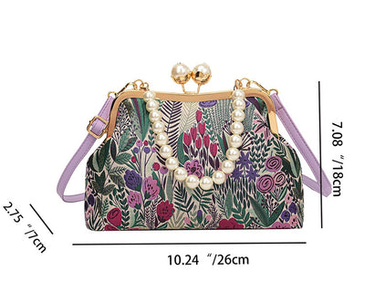Bolso de Mano Vintage Estilo Pastoral para Mujer - Image 10