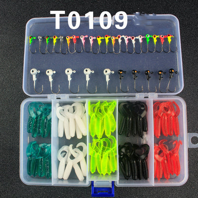 Kit Completo de Pesca Texas con Anzuelos Plomados y Cebos Suaves - Image 4