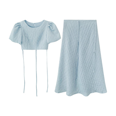 Vestido Dos Piezas con Cintura Ajustable Elegante - Image 18
